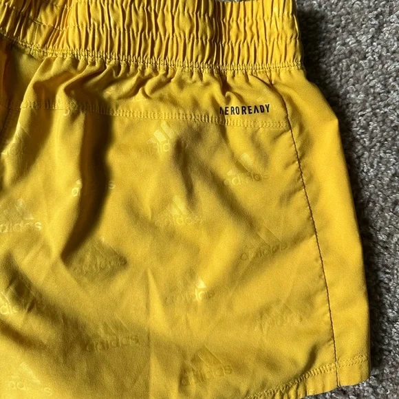 Yellow Adidas Shorts - Picture 3 of 4
